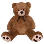 Plyšový medvěd hnědý 120 cm