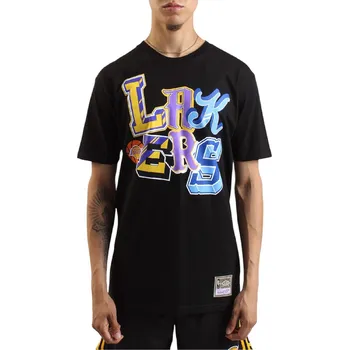 Pánské tričko Mitchell & Ness NBA HYPER TYPE TEE LAKERS Velikost oblečení: L