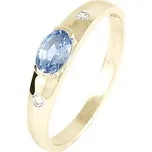 Leru Zlatý prsten se zirkony 576