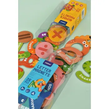 magnetka pro dítě MiDeer Magnetická čísla ovoce a zelenina Poškozený obal: Obal je lehce poškozený, ale zboží je plně v pořádku