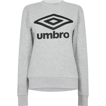 Dámský svetr Umbro Diamond Logo Crew Sweatshirt Grey Marl 10 (S)