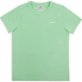 Chlapecké tričko Slazenger Junior Boys Plain Tee shirt Green 9-10 Years