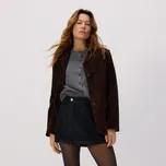 Reserved - Džínová sukně se všitými šortkami - šedá - 546GE-90J - 546GE-90J-38