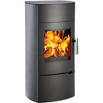 Krbová kamna Haas+Sohn Rukov s.r.o. HAAS+SOHN MOLDE krbová kamna 3,0-6,4 kW, černá/denim blue