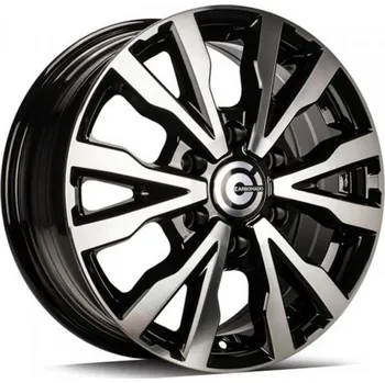 Alu kolo Carbonado Alu Kola Carbonado HERO 6.5x16 6x130 ET54 Black Front Polished 84.1