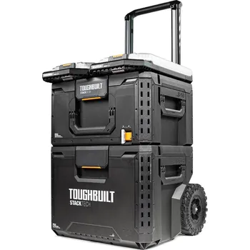 TOUGHBUILT StackTech® Sada pojízdných boxů na nářadí TB-C1S4-B-70R