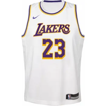 Pánské tričko Dětský Nike Lakers LeBron James Icon Swingman Jersey Velikost oblečení: L