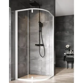 Ravak Nexty Sprchový kout 100 cm čtvrtkruh, bílá matná+transparent NSKK3-100 3O6AAE01Z1