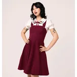 Hell Bunny Patti červené 4XL