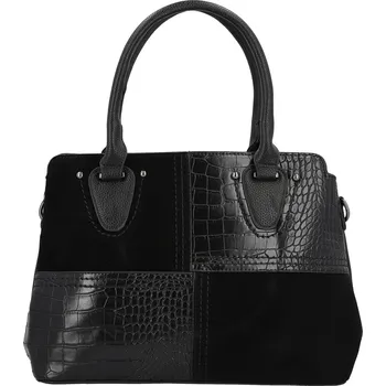 Kabelka Módní dámská koženková kabelka do ruky Rosen, černá