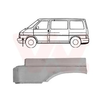 Blatník karosérie Blatník VAN WEZEL 5875155