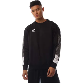 Pánský svetr Sondico Performance Crew Sweatshirt Black/Chrcl/Wht S