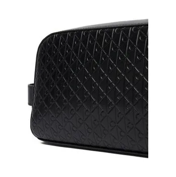 Kosmetický kufr Calvin Klein Kosmetický kufřík Embossed Emblem Washbag LV04D1146G Černá OS