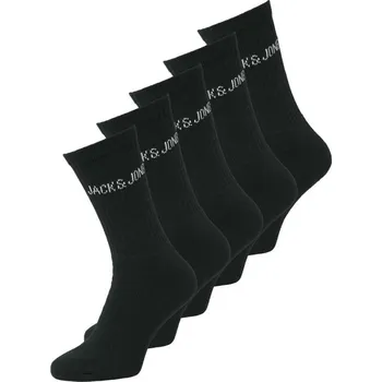 Pánské ponožky Jack and Jones Regen Pack Crew Socks Black Mens 7-12