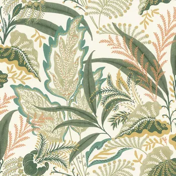 Tapeta RASCH | Vliesová tapeta na zeď Beltesto 794762 | 0,53 x 10,05 m | bílá, zelená, vining ivy, růžová, béžová, vícebarevná + Bílá, zelená, vining ivy, růžová, béžová, vícebarevná vliesová tapeta na stěnu 794762 v rozměru 0,53 x 10,05 m