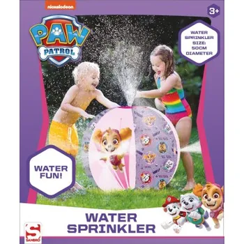 Doplněk pro dětské hřiště Vodní nafukovací roztřikovač míč 50 cm Tlapková růžový