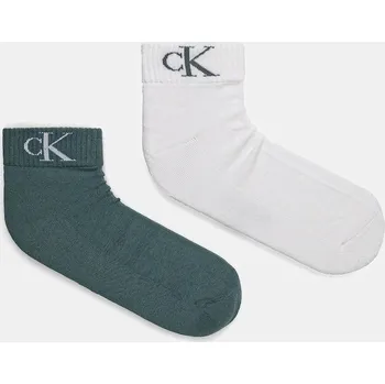 Pánská móda Ponožky Calvin Klein Jeans 2-pack 701228805.NOS tyrkysová 67X, vel. 43/46