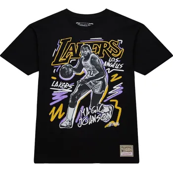 Pánské tričko Mitchell & Ness NBA Chalk Up Lakers Magic Tee Velikost oblečení: M