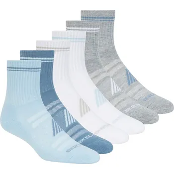 Dámské ponožky Skechers Crew Socks Blue/Grey Ladies 3-7