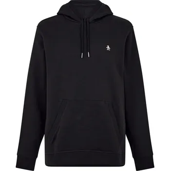 Pánský svetr Original Penguin Logo Hoodie True Black Small