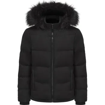 Dámská casual bunda SoulCal 2 Zip Bubble Jacket Womens Black 14 (42)