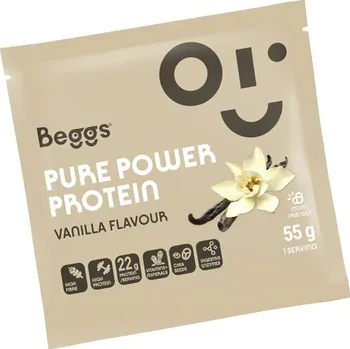 Protein Beggs Pure Power Protein – Vanilka 55 g + 2 měsíce na vrácení zboží