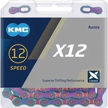 Řetěz na kolo KMC X12 12-speed řetěz Aurora Blue
