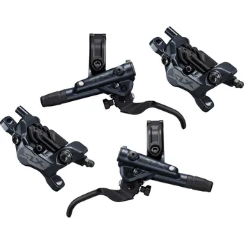 Cyklistika Shimano SLX BL-M7100 + BR-M7120 kotoučové hydraulické brzdy, 2x 4píst - I-Spec EV - J-Kit Set FW & RW
