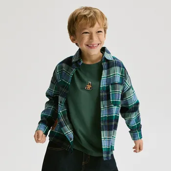 Chlapecké tričko Reserved - Tričko s potiskem - zelená - 034FH-77X - 034FH-77X-U15