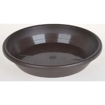 DK Plast DK Plast Miska pod květináč MELISA 26 hnědá