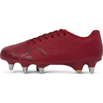 Kopačky Canterbury Stampede Groundbreak Pro Mens Soft Ground Rugby Boots Red Dahlia 10.5 (45.5)