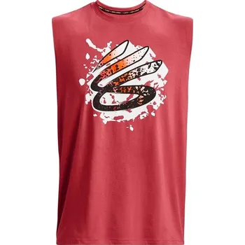 Pánská móda Under Armour Curry Sleeveless Tee Velikost oblečení: M