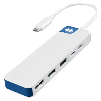Notebook Targus HyperDriveFlex 5 Port USB-C Hub modrá (HD4101BUGL)