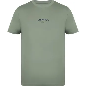 Firetrap Trek pánské tričko Lt Khaki S