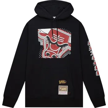 Pánská mikina Mitchell & Ness Chicago Bulls Big Face 7.0 Hoody Velikost oblečení: S