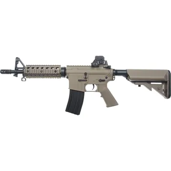 Airsoftová zbraň M4 CQB-R, nylon, TAN, Cyma Sport, CM.606