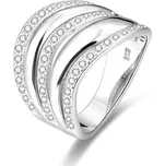 AGATO Stříbrný prsten se zirkony AGG329 Velikost: 62 (6,6 g)