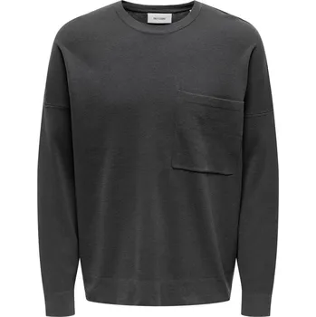 Pánský svetr Only Crew Neck Jumper Magnet Medium