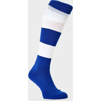 Pánské ponožky Mitre Adults Football Socks Royal/White Mens 7-11