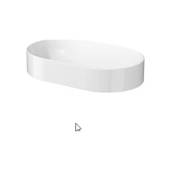 Cersanit Werta umyvadlo na desku kruhové 60 K691-002