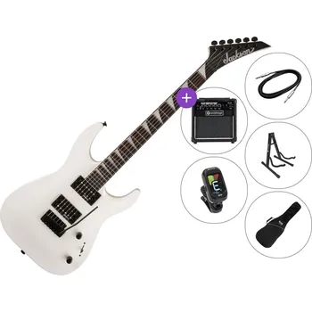 Kytara Jackson JS22 DKA Dinky AH SET 2 Snow White Elektrická kytara