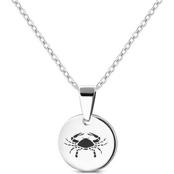 Přívěsek Šperky4U Personalizovaný ocelový náhrdelník znamení horoskopu RAK - RT2000-08