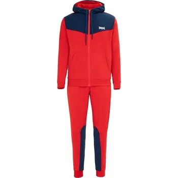 Lonsdale Mens Tracksuit Red/Navy M