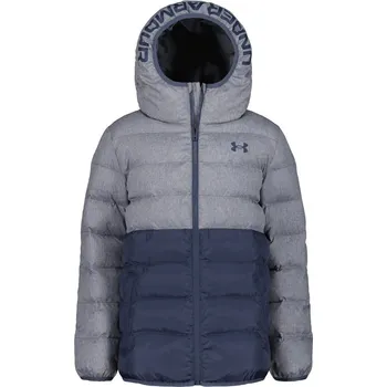 Chlapecká bunda Under Armour Pronto Puffer Jacket Juniors Grey/Heather 8-9 (M)