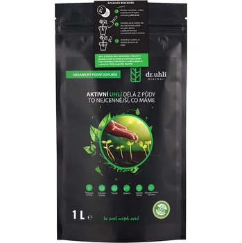 Hnojivo Biochar - aktivní uhlí k rostlinám - 1 l
