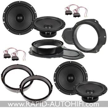 Auto Hi-Fi Reproduktory VW PASSAT B7 ESX SXE6.2W Přední+Zadní s redukcemi