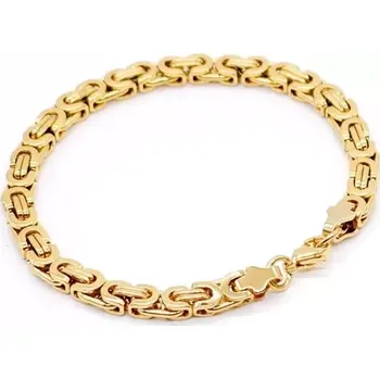 Náramek Náramek ocel královská vazba plochá 9 mm GCZA147-AU délka 22 cm