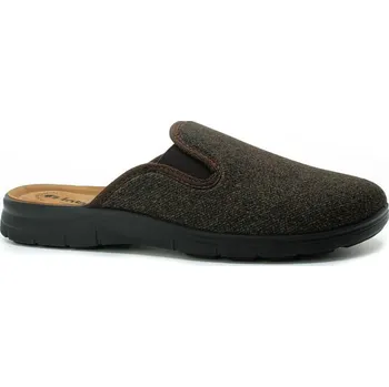 Pánské pantofle INBLU BG000059 dark brown, pánské domácí pantofle vel.43 (INBLU BG000059)