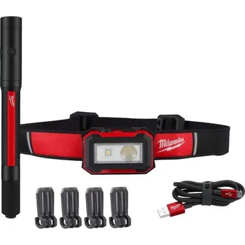 Svítilna MILWAUKEE IR HL450PL250 Celová a rucní svítilna s integrovaným USB nabíjením 4933492104