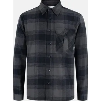 Pánská košile Firetrap Anthm Long-Sleeve Patterned Shirt Black M